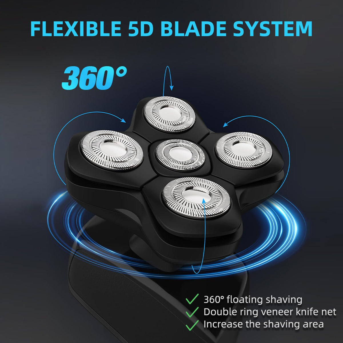 E-Hunter FlexSeries compatible blade head for quick replacement.