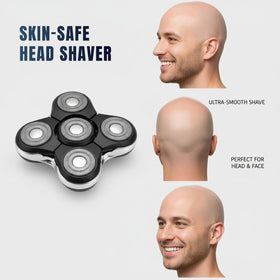 Five dual-track blades offer 66% more cutting surface for faster shaving