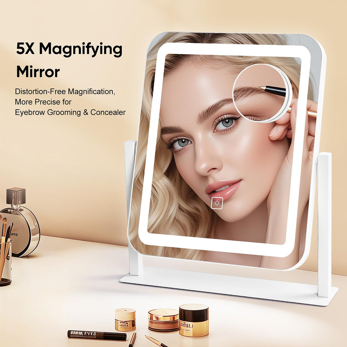 E-MeySource smart memory lighting recalls last brightness setting for quick use.