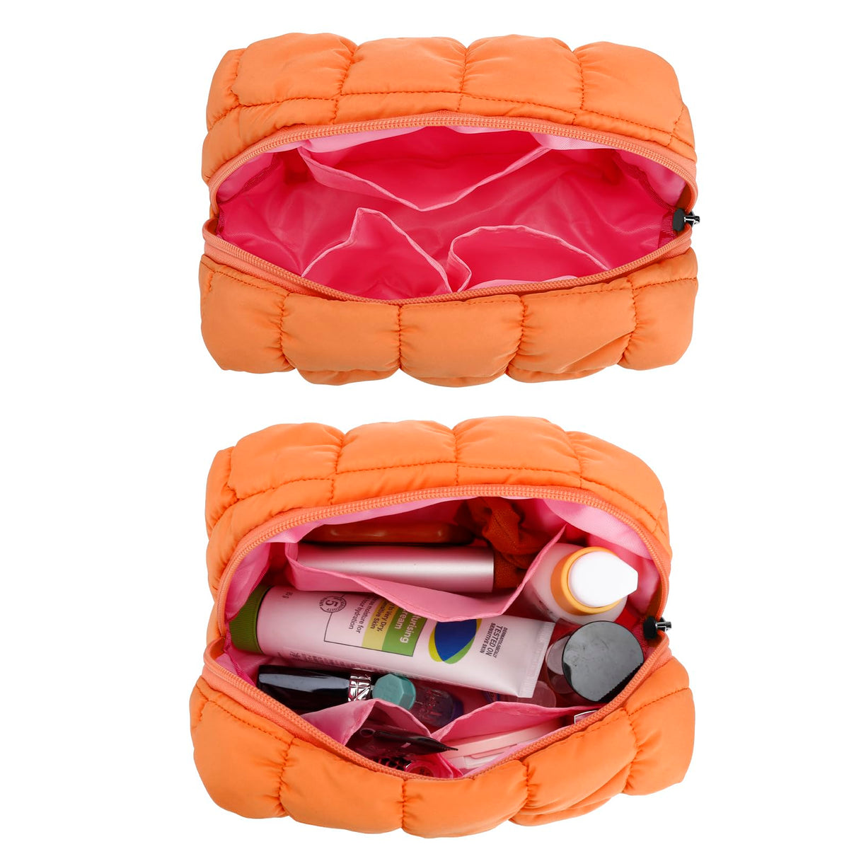 E-Tree travel-ready pouch keeps cosmetics in one place during trips.