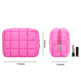 E-Tree petite makeup bag with compact size for everyday carry.