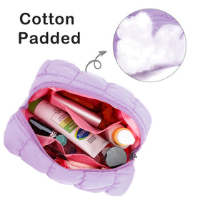 E-Tree zipper closure with cotton padding highlights durable hardware and secure storage.