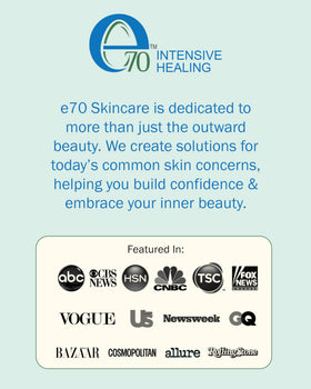 e70 Crepe Skin Erase Duo on bathroom shelf ready for daily care
