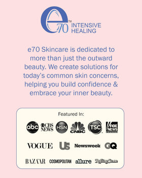 e70 rosacea serum after-use radiant, improved-looking skin