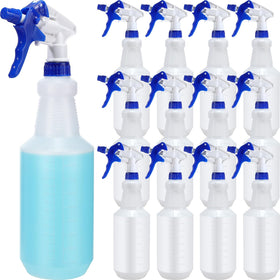 Eaasty 12-pack 32oz spray bottles front view for bulk cleaning prep