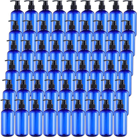 Eaasty 48-pack pump bottles bulk 8oz for easy refills and organized storage.