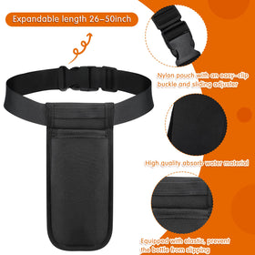 Eaasty adjustable waist belt keeps holster in place for therapist comfort