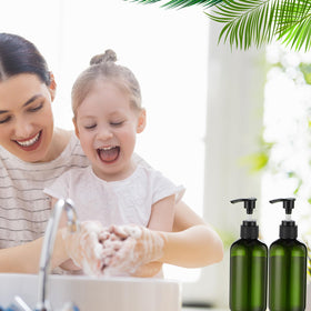 Eaasty bulk 8 oz containers suitable for DIY liquids like shampoo and lotion.