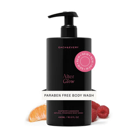 Each & Every body wash bottle shows a hydrating formula for daily cleansing