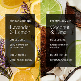 Texture close-up shows natural oils and tapioca starch in Each & Every deodorant