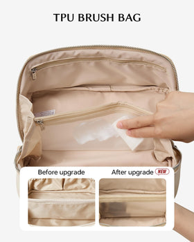 EACHY makeup bag doubles as skincare pouch for toiletries