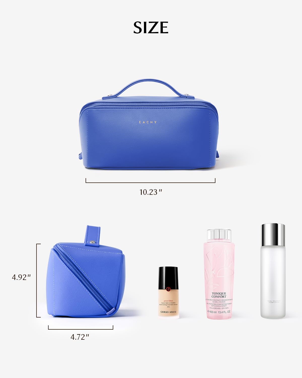 Eachy packaging uses inflatable padding to protect the bag during shipping.