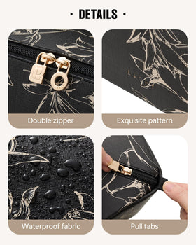 Eachy clear TPU brush pocket for visibility and quick cleaning