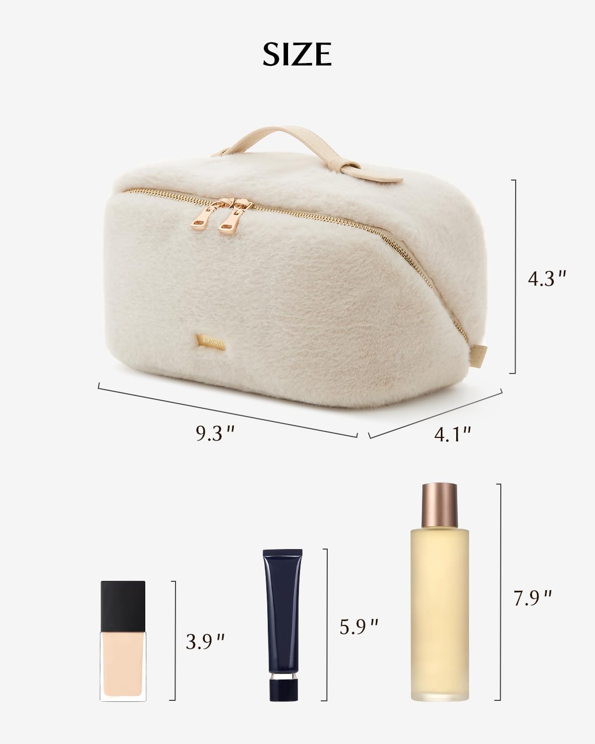 Portable design fits carry-ons for daily grooming on the go