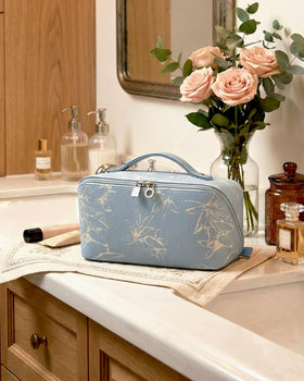 Spacious interior fits up to seven days of essentials.
