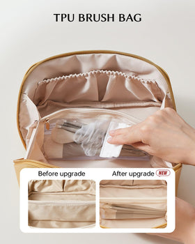 Eachy bag’s waterproof exterior helps protect contents during transit.