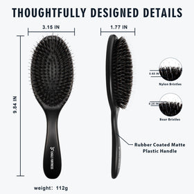 EAGLE FORTRESS brush extension-friendly design protects wigs and extensions.