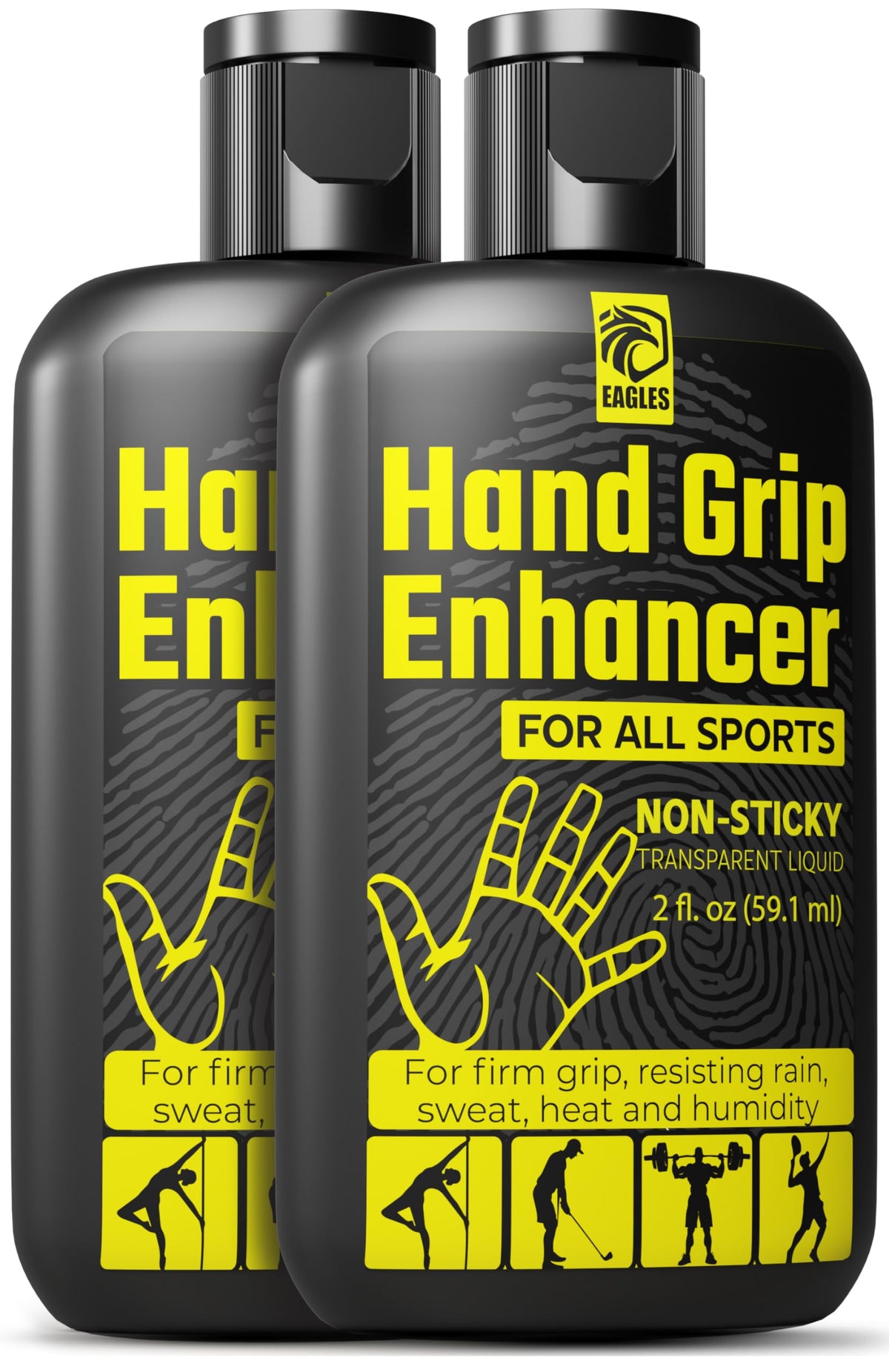 EAGLES Dry Hand grip solution bottle ready for action