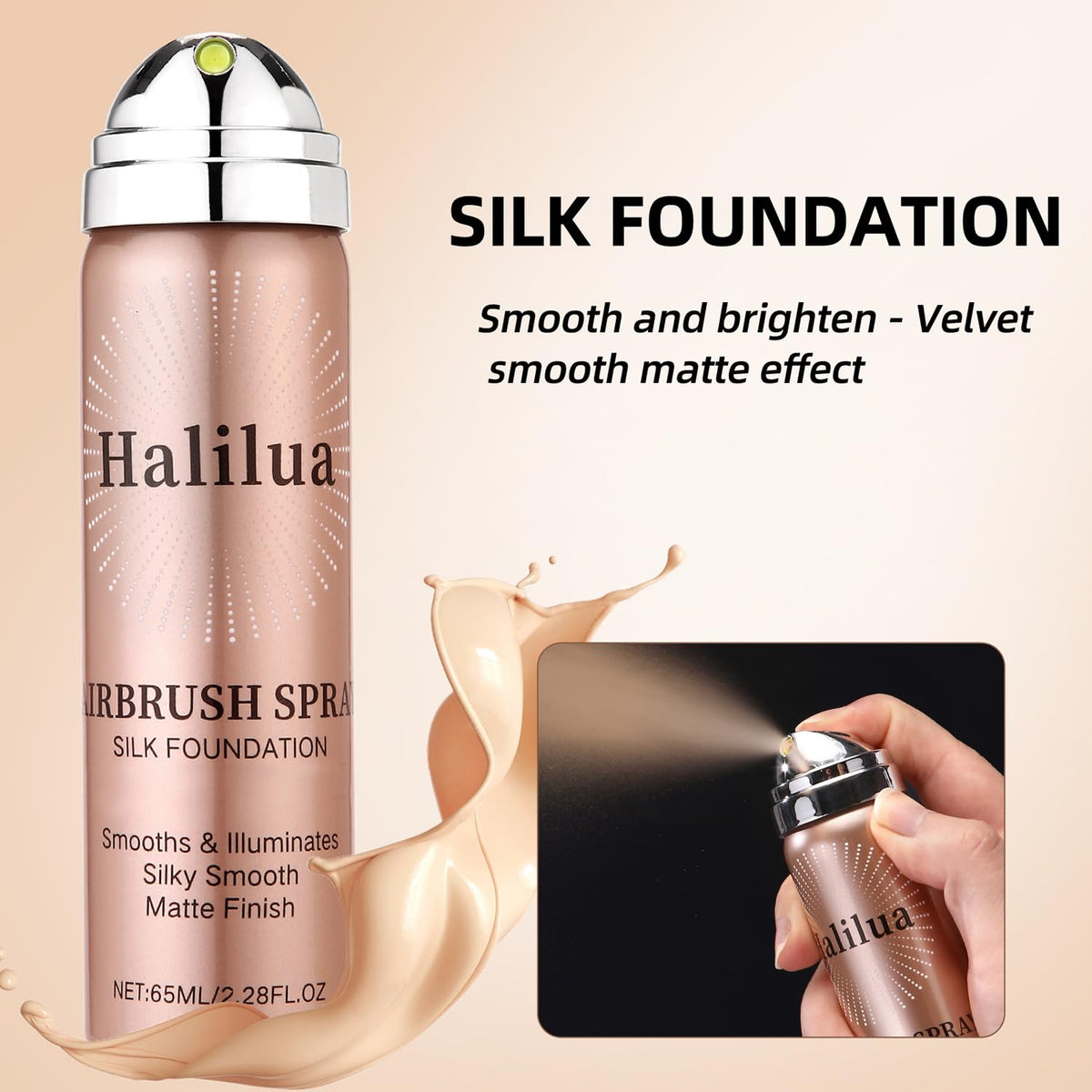 Eakroo ultra-fine mist feels light and skin-friendly