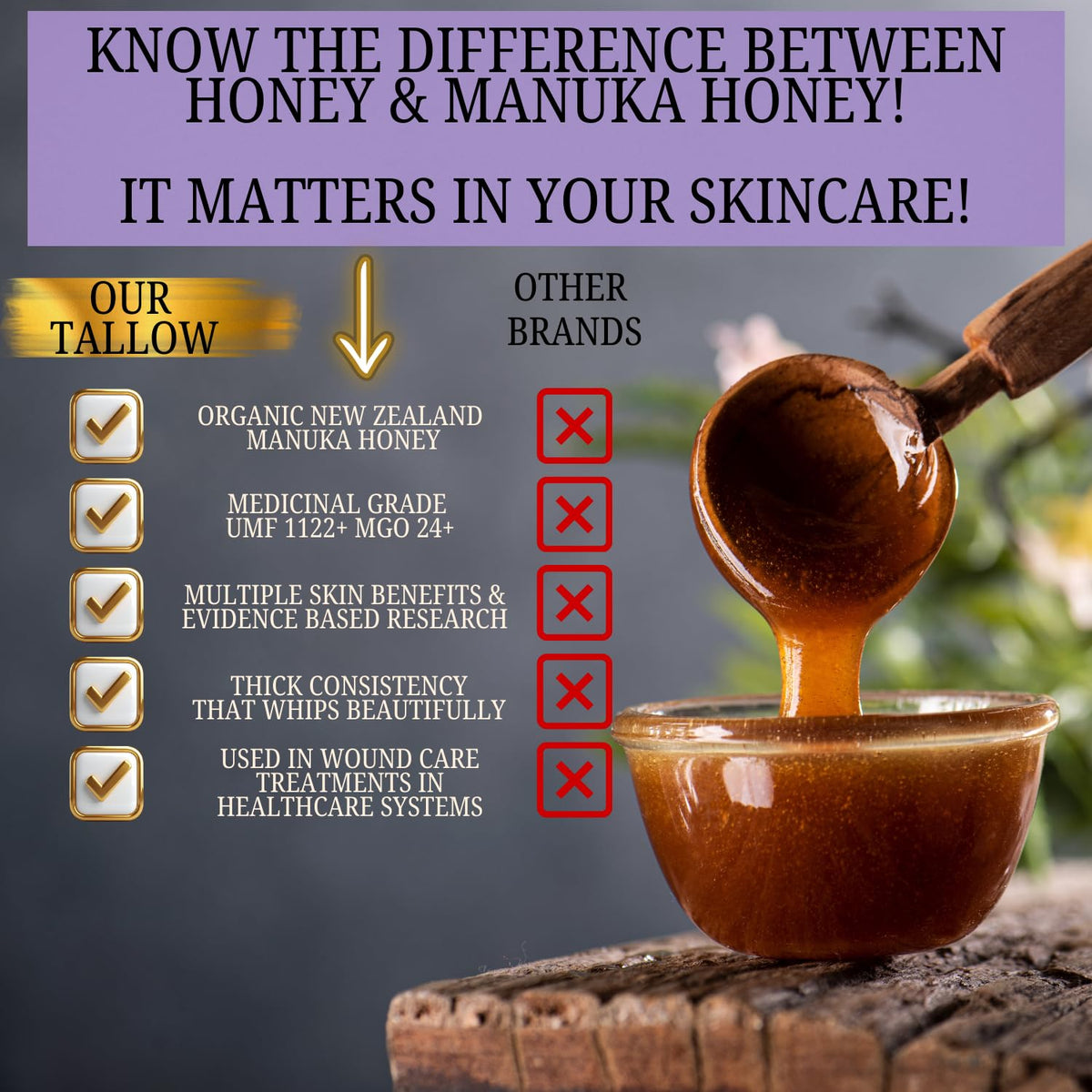 EAP ACRES jojoba oil infusion in tallow highlights natural skin nourishment