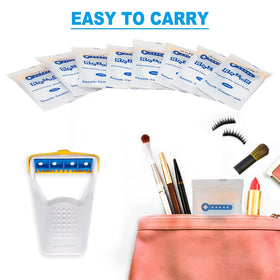 EAPC close-up of packaging and clean blades for hygienic use.