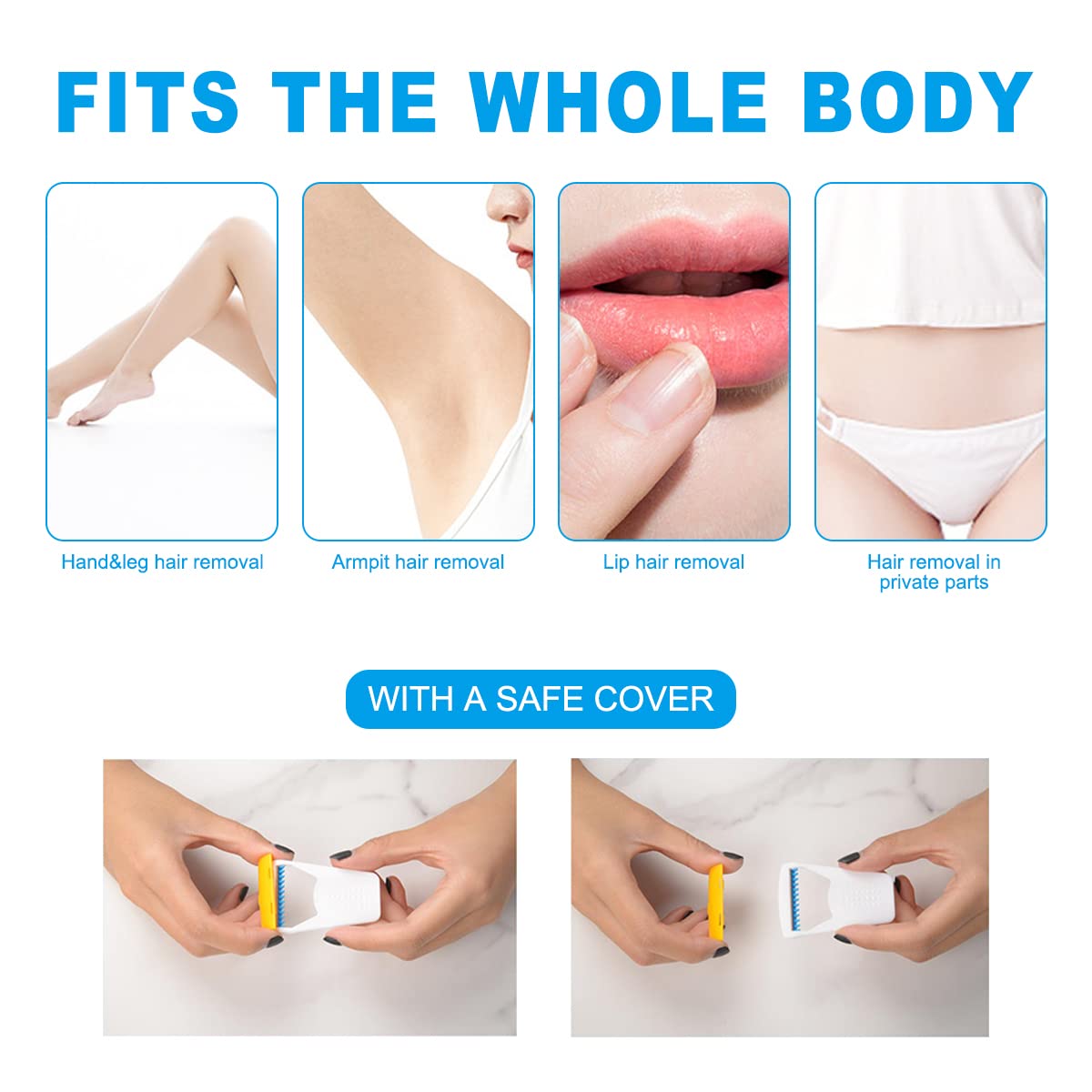 EAPC compact travel case keeps razors organized in bags.