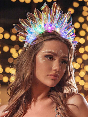 EARENT eye-catching headband adds glow to nightlife outfits