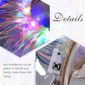 EARENT LED headband suited for Halloween and nightclub celebrations