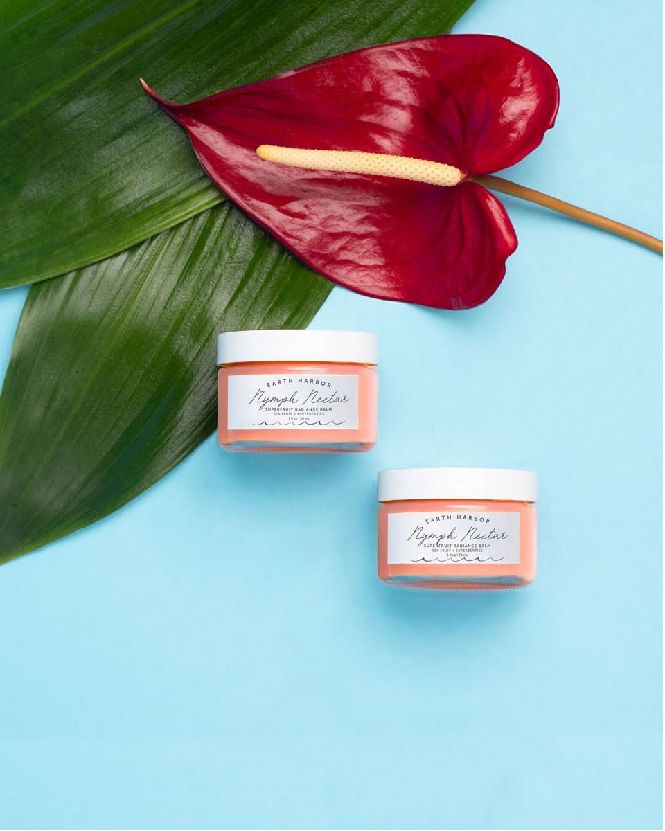 Earth Harbor NYMPH NECTAR texture swirl reveals rich, non greasy moisture.