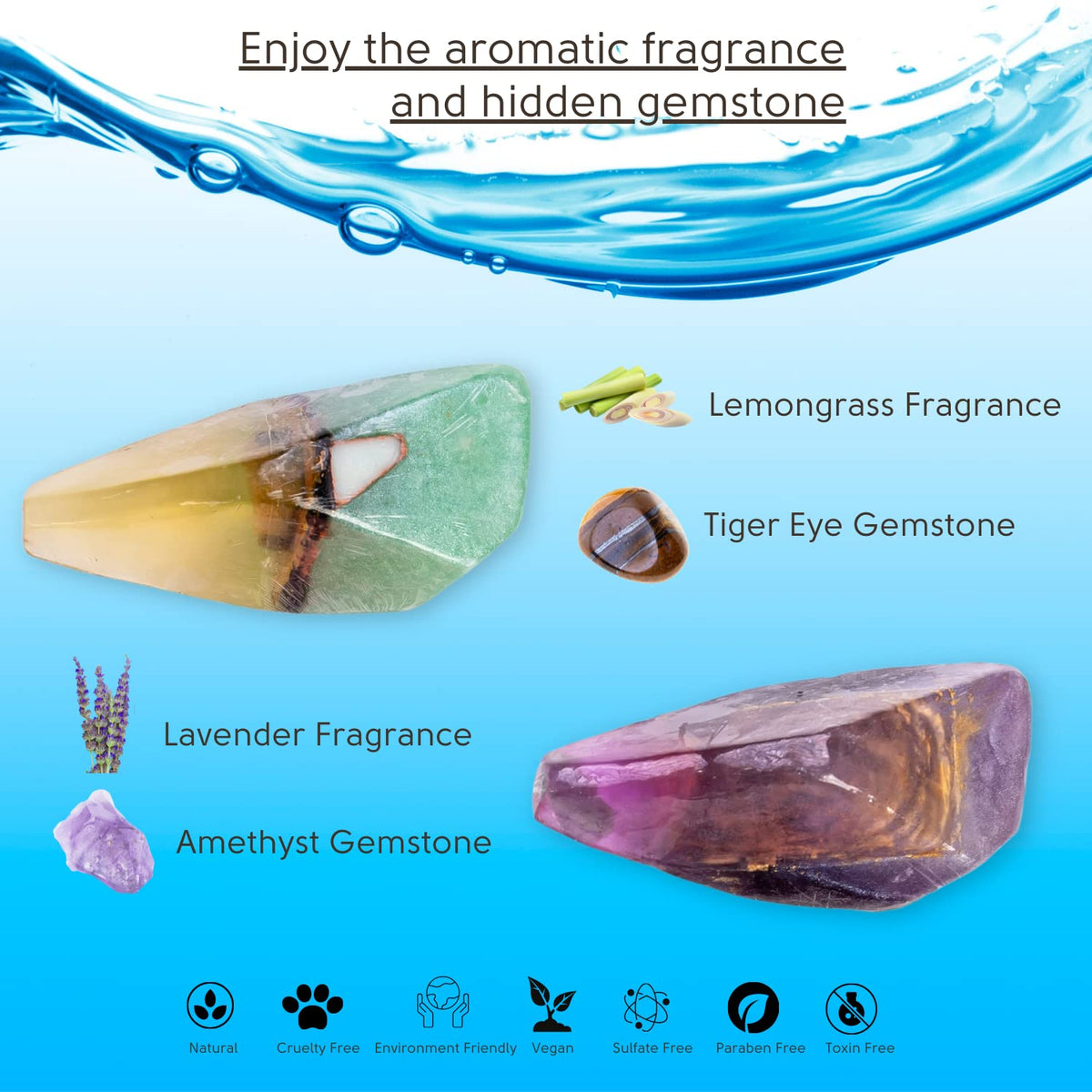 Earth & Home moisturizing soap with olive oil and glycerin for skin care