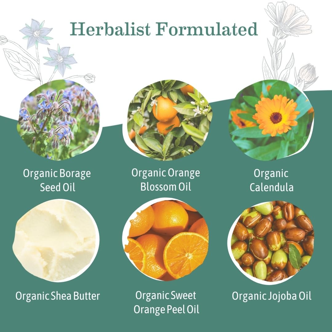 Earth Mama Belly Butter real-life application on belly during pregnancy.