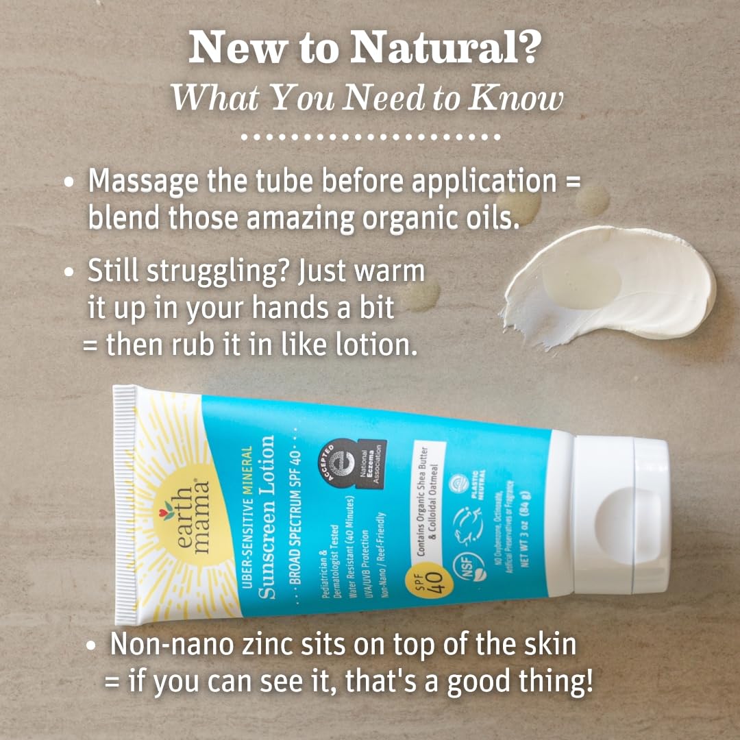 Earth Mama Colloidal Oatmeal Ingredient image highlighting gentle soothing properties.
