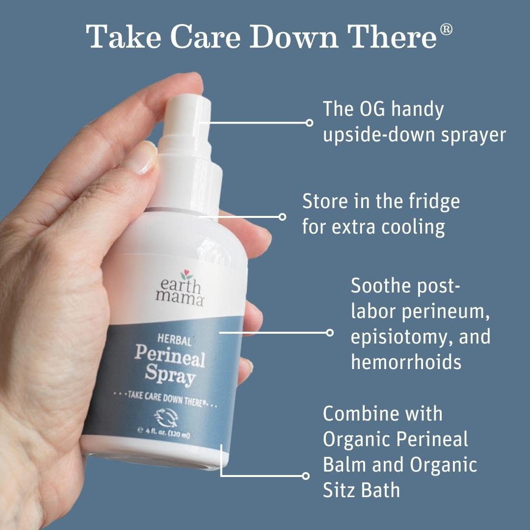 Earth Mama herbal Sitz Bath for a calming postpartum soak