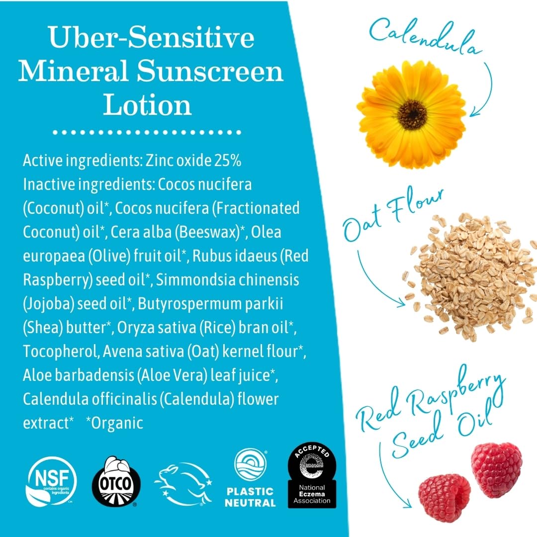 Earth Mama Sunscreen SPF 40 Label visible on tube packaging.