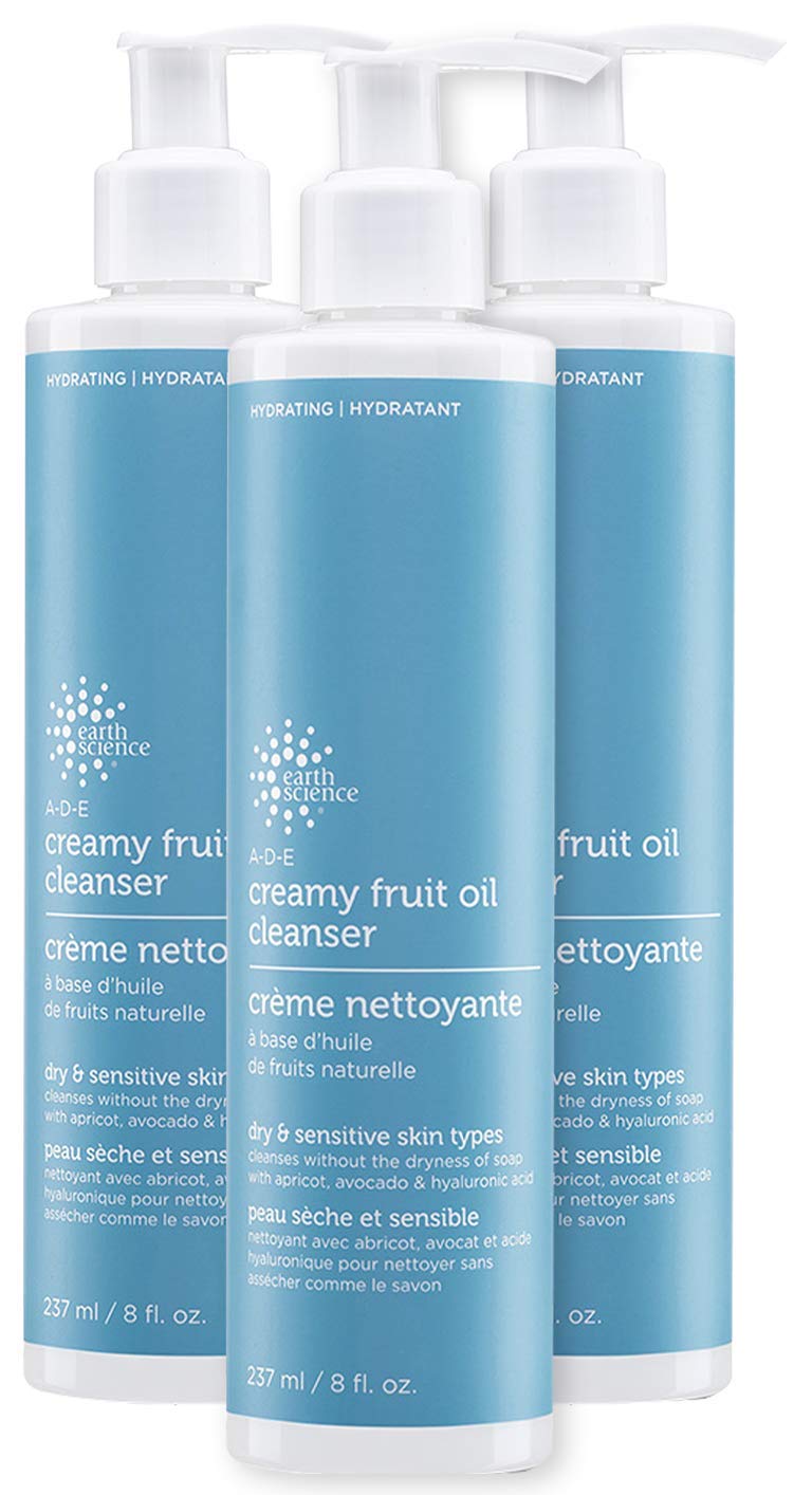 Earth Science ADE Creamy Cleanser front packaging view highlights a gentle daily cleanse