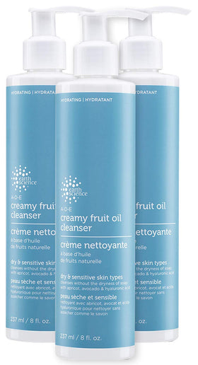 Earth Science ADE Creamy Cleanser front packaging view highlights a gentle daily cleanse