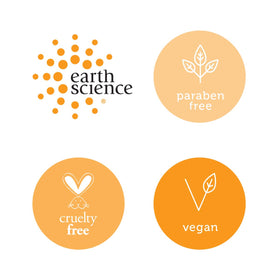 Earth Science Gentle Clarifying Face Wash texture close-up with gentle exfoliation