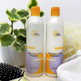 Earth Science conditioner with soy protein and jojoba oil promotes moisture and repair
