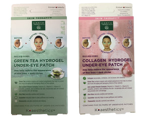 Earth Therapeutics Collagen Hydrogel Under-Eye Patches pack for refreshing under-eye care.