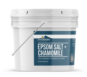 Earthborn Elements Chamomile Epsom Salt fragrance enhances a peaceful bath.