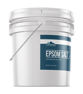 Earthborn Elements Epsom Salt for baths and foot soaks, dissolves quickly in water.