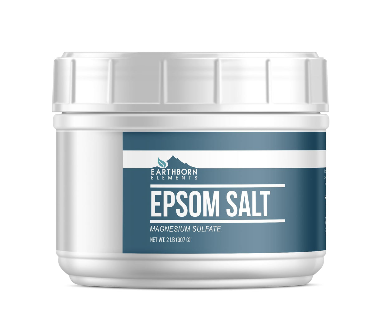 Earthborn Elements Epsom Salt for DIY bath bomb base and spa creations.