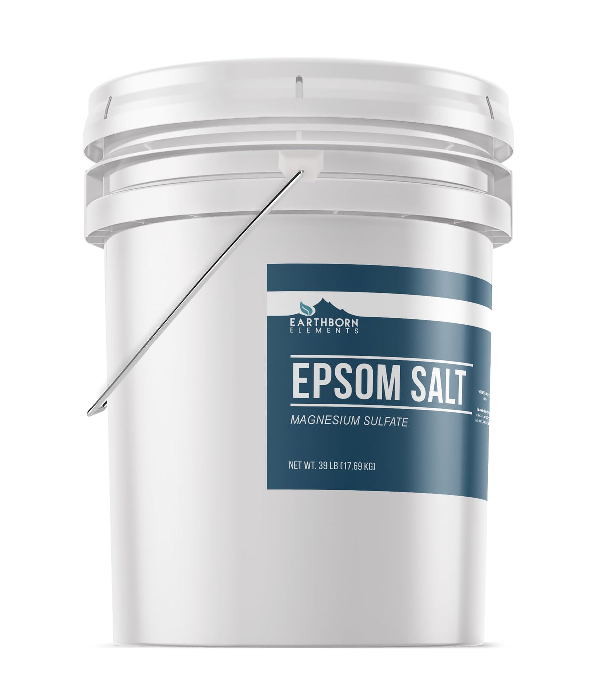 Earthborn Elements Epsom Salt dissolves quickly in water for fast soaks.