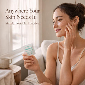 Earthen Skincare at-home treatment for convenient spa-like exfoliation.