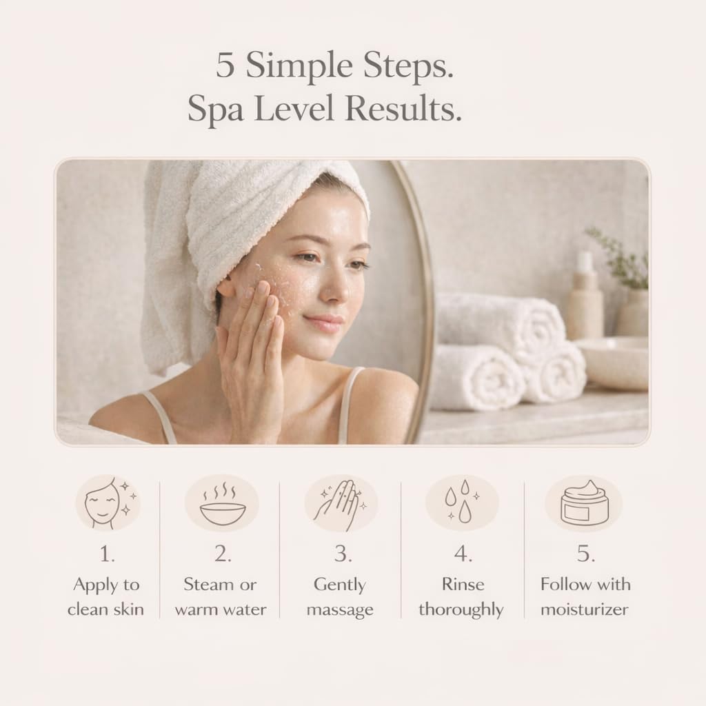 Earthen Skincare six single-use packets box for routine exfoliation.