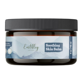 Earthley Soothing Skin Balm jar front for gentle daily moisture
