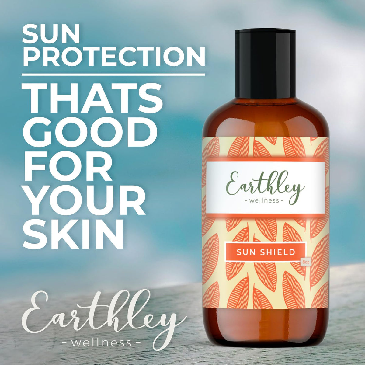 Earthley Wellness Sun Shield massaged into skin during outdoor activity.