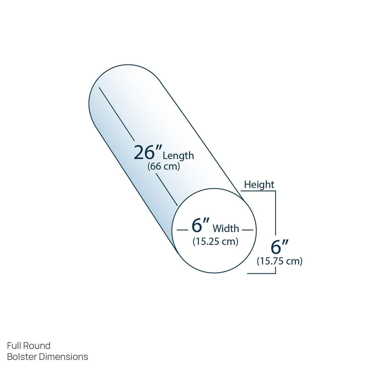 EarthLite easy-clean cover keeps the bolster looking new between sessions.