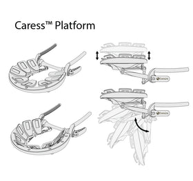EarthLite Caress carbon fiber arms reinforce durability with a snug fit