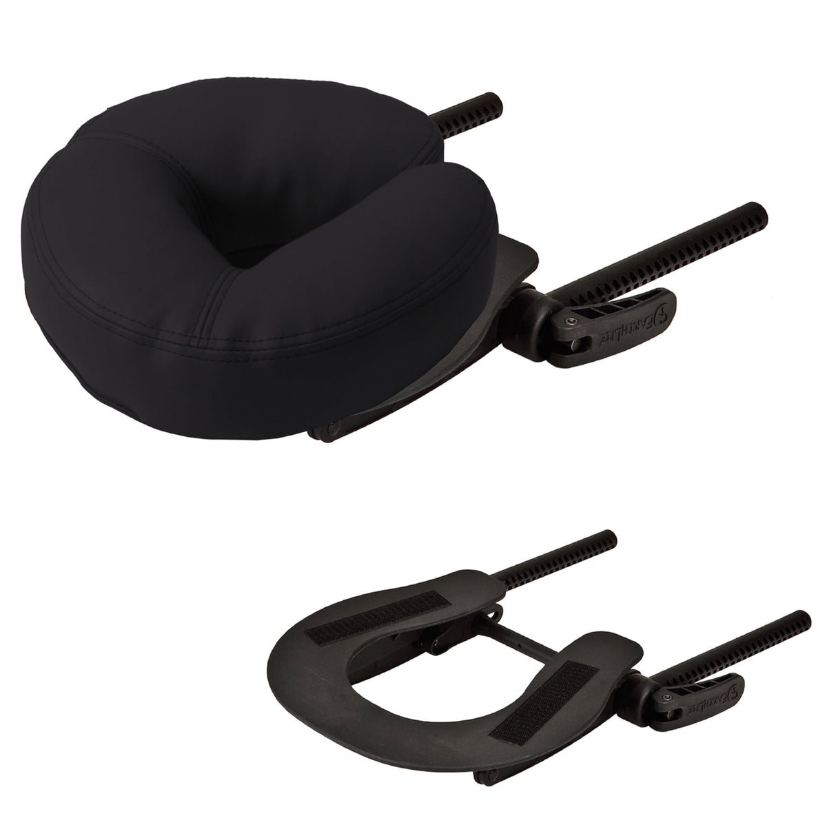 EarthLite CloudComfort pillow shown on a face cradle for comfortable support